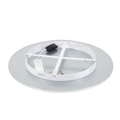 Lindby LED plafondlamp Narima, CCT, Ø 60 cm, zilver