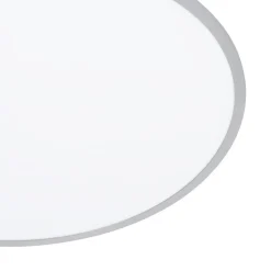 Lindby LED plafondlamp Narima, CCT, Ø 80 cm, zilver