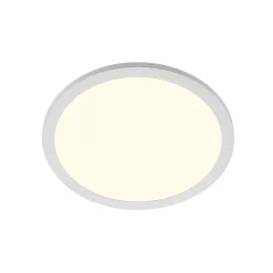 Lindby LED plafondlamp Narima, 4.000 K, Ø 30 cm, zilver