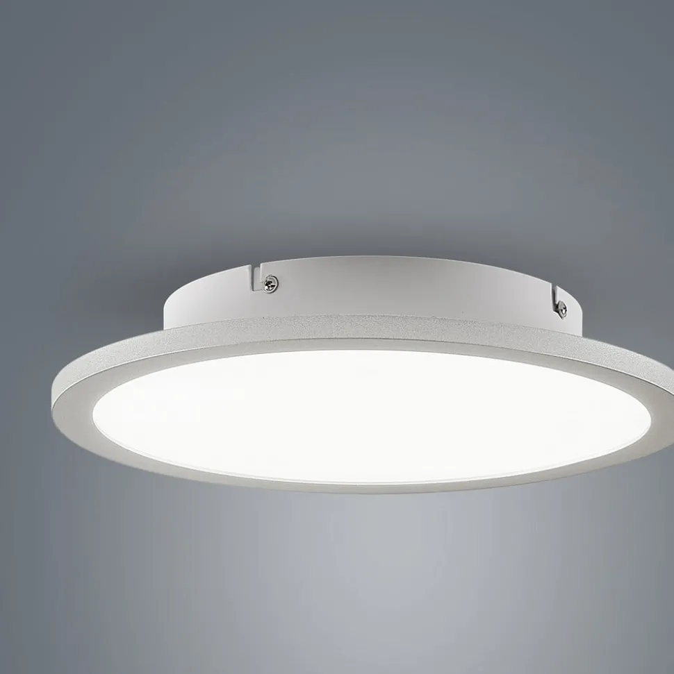 Lindby LED plafondlamp Narima, 4.000 K, Ø 30 cm, zilver