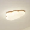 Lindby LED plafondlamp Pilvi, kunststof, wolk, 50 cm