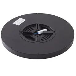 Lindby LED plafondlamp Pravin, Ø 40 cm, CCT, zwart