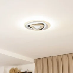 Lindby LED plafondlamp Rebeka, Ø 50 cm, CCT, afstandsbediening