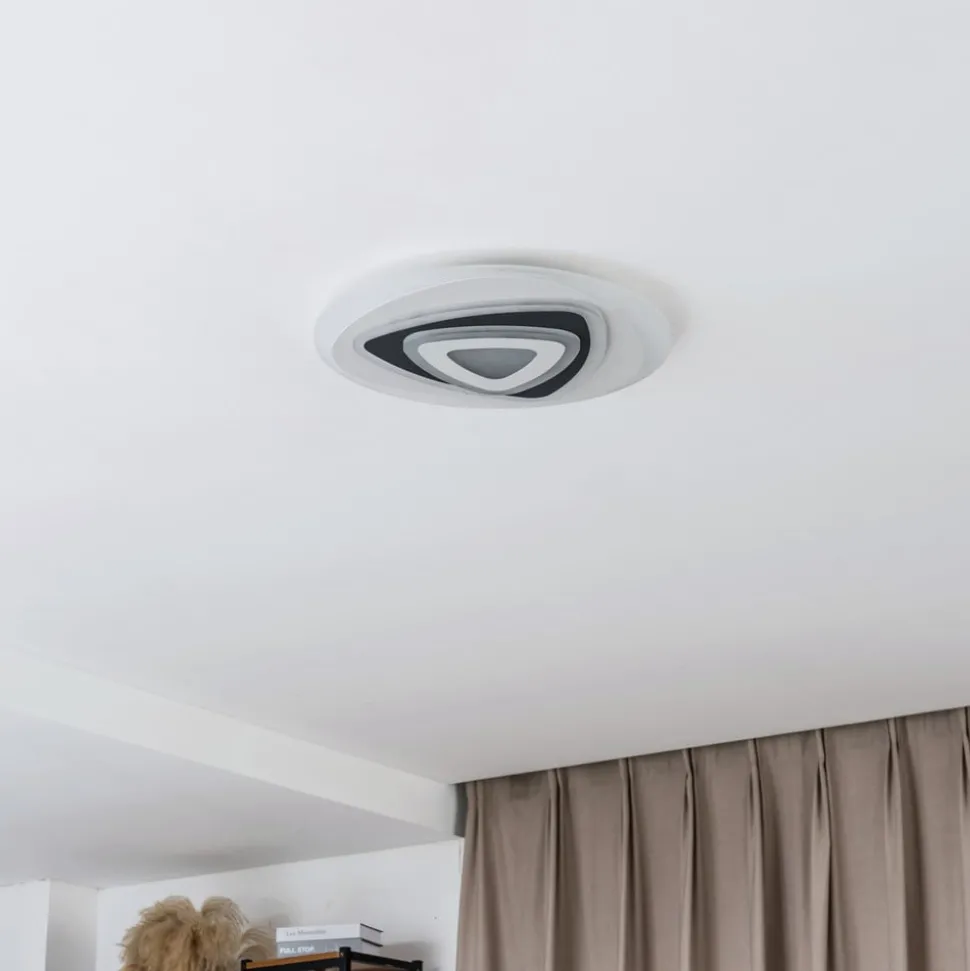 Lindby LED plafondlamp Rebeka, Ø 50 cm, CCT, afstandsbediening