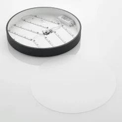 Lindby LED plafondlamp Simera, Ø 50cm, zwart, metaal