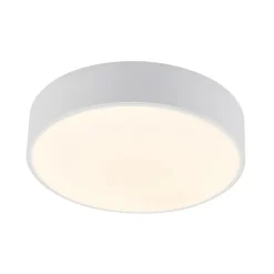 Lindby LED plafondlamp Simera, Ø 30cm, wit, metaal