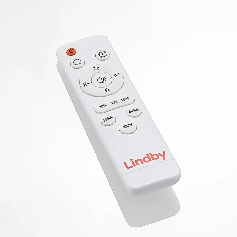 Lindby LED plafondlamp Sleya Ø 50 cm, wit, CCT, dimbaar