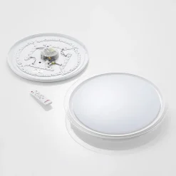 Lindby LED plafondlamp Sleya Ø 50 cm, wit, CCT, dimbaar