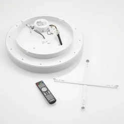 Lindby LED plafondlamp Wikani, wit, RGB, CCT, dimbaar