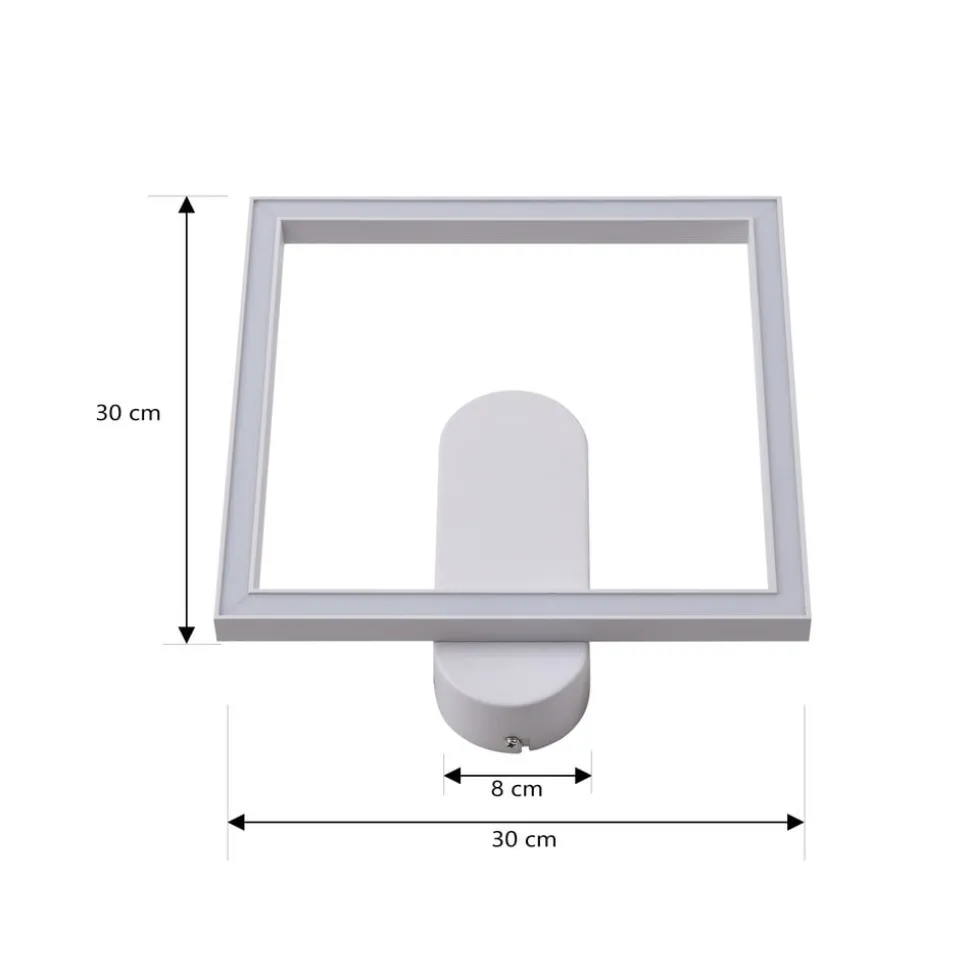 Lindby LED plafondlamp Yulla, wit