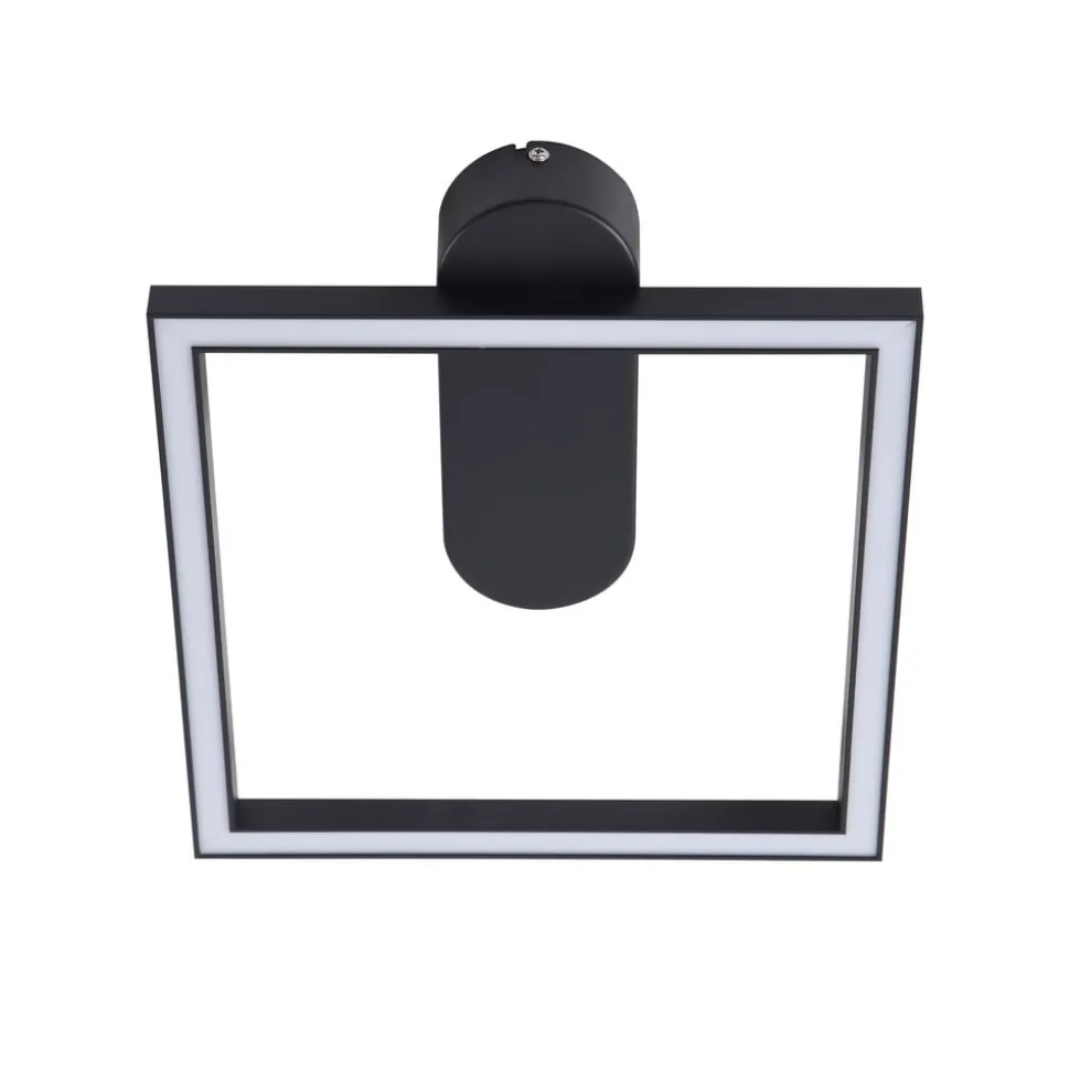 Lindby LED plafondlamp Yulla, zwart