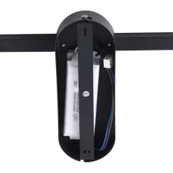 Lindby LED plafondlamp Yulla, zwart