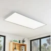 Lindby LED plafondlamp Zento, 120 cm, zilver, 4.000 K