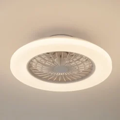 Lindby LED plafondventilator Vedin, DC, stil, Ø 49 cm, CCT