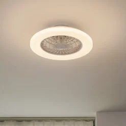 Lindby LED plafondventilator Vedin, DC, stil, Ø 49 cm, CCT