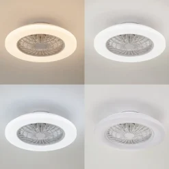 Lindby LED plafondventilator Vedin, DC, stil, Ø 49 cm, CCT