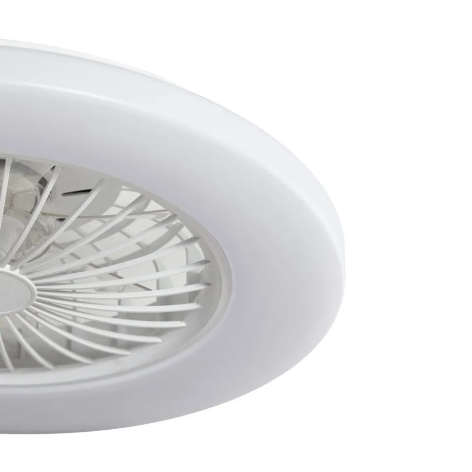 Lindby LED plafondventilator Vedin, DC, stil, Ø 49 cm, CCT