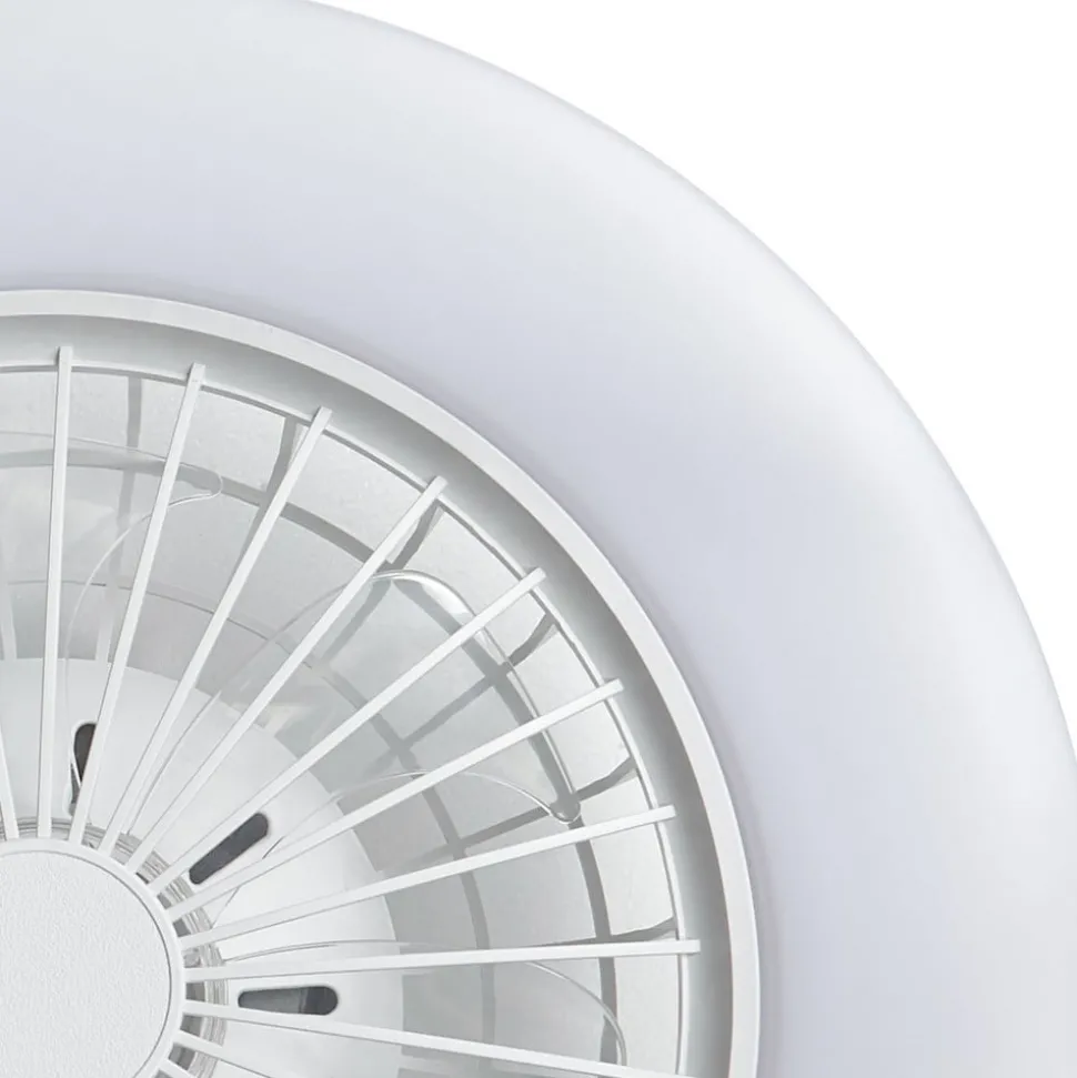 Lindby LED plafondventilator Vedin, DC, stil, Ø 49 cm, CCT