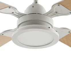 Lindby LED plafondventilator Mamuti, zwart, stil, Ø 55 cm