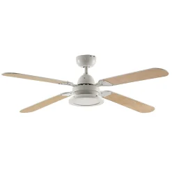 Lindby LED plafondventilator Mamuti, zwart, stil, Ø 55 cm