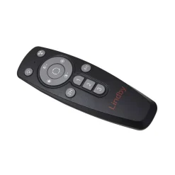 Lindby LED plafondventilator Momitu, zilver, stil, Ø 50 cm