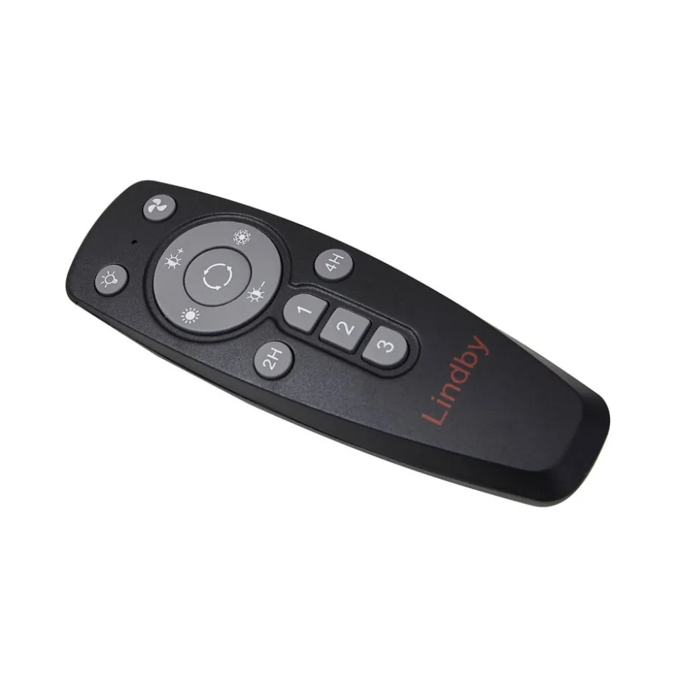 Lindby LED plafondventilator Mamuti, zilver, stil, Ø 55 cm