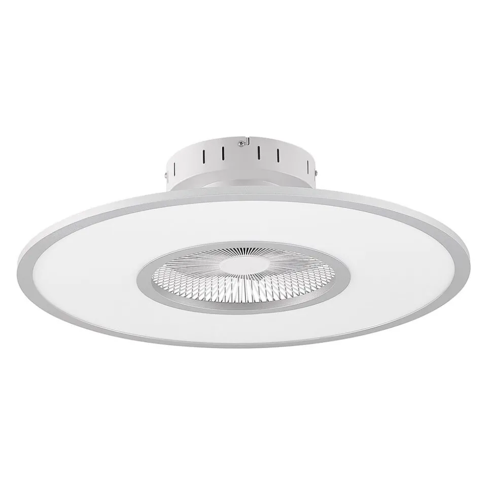 Lindby LED plafondventilator Romea, rond, DC, stil, 60 cm