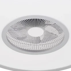 Lindby LED plafondventilator Romea, rond, DC, stil, 60 cm