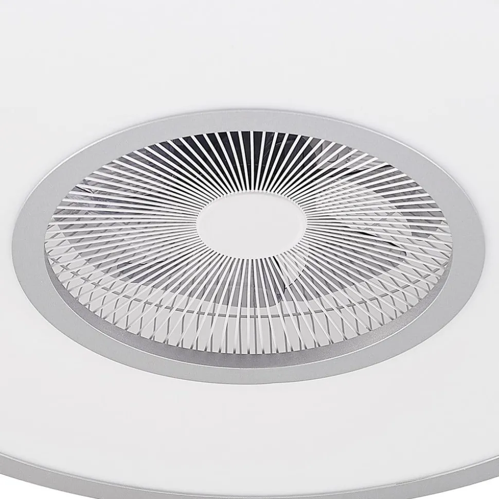 Lindby LED plafondventilator Romea, rond, DC, stil, 60 cm