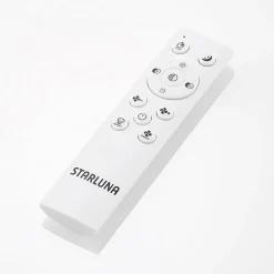 Lindby LED plafondventilator Romea, rond, DC, stil, 60 cm