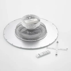 Lindby LED plafondventilator Romea, rond, DC, stil, 60 cm