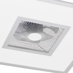 Lindby LED plafondventilator Romea, hoekig, DC, stil, 60 cm