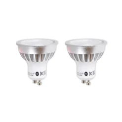 Lindby LED reflectorlamp GU10 5 W helder 3.000 K 55° set van 2