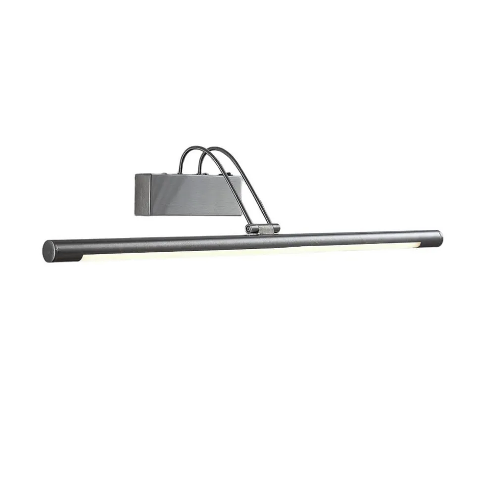 Lindby LED schilderij verlichting Mailine, 69 cm, nikkel, schakelaar