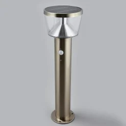 Lindby LED sokkellamp Antje, bewegingsmelder, IP44