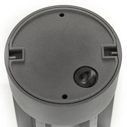 Lindby LED sokkellamp Jordis, 22 cm, antraciet, aluminium