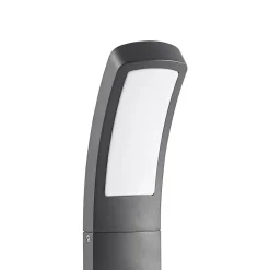 Lindby LED sokkellamp Moshe, 60 cm, antraciet, sensor