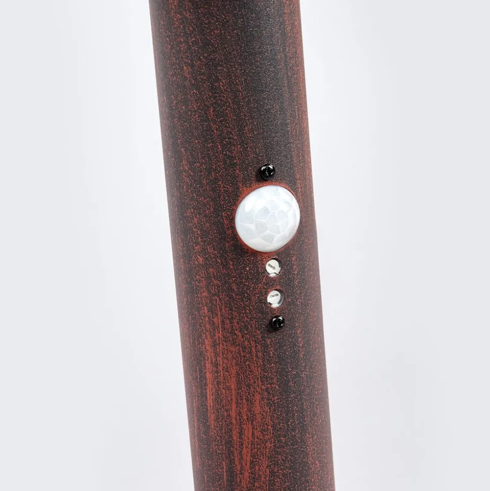 Lindby LED sokkellamp Pavlos, 55 cm, roestkleurig, sensor