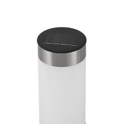 Lindby LED sokkellamp, set van 4, grondspies, 31 cm, IP44