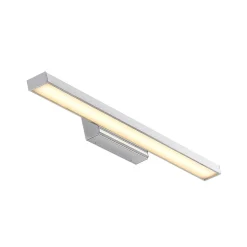 Lindby LED spiegellamp Alenia, 60 cm, chroom, aluminium, IP44