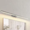 Lindby LED spiegellamp Jukka, 120 cm, chroom, metaal, IP44