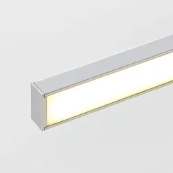 Lindby LED spiegellamp Jukka, 120 cm, chroom, metaal, IP44