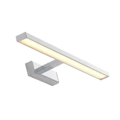 Lindby LED spiegellamp Jukka, 60 cm, chroom, metaal, IP44
