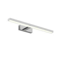 Lindby LED spiegellamp Jukka, 60 cm, chroom, metaal, IP44