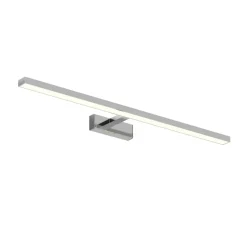 Lindby LED spiegellamp Jukka, 90 cm, chroom, metaal, IP44