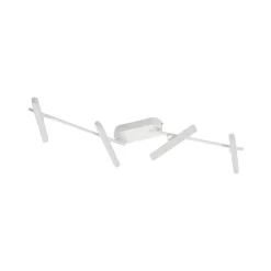 Lindby LED spot Eldrin, wit, 4-lamps, lichtstrip