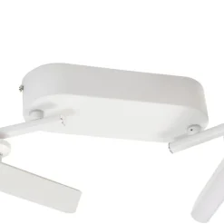 Lindby LED spot Eldrin, wit, 4-lamps, lichtstrip