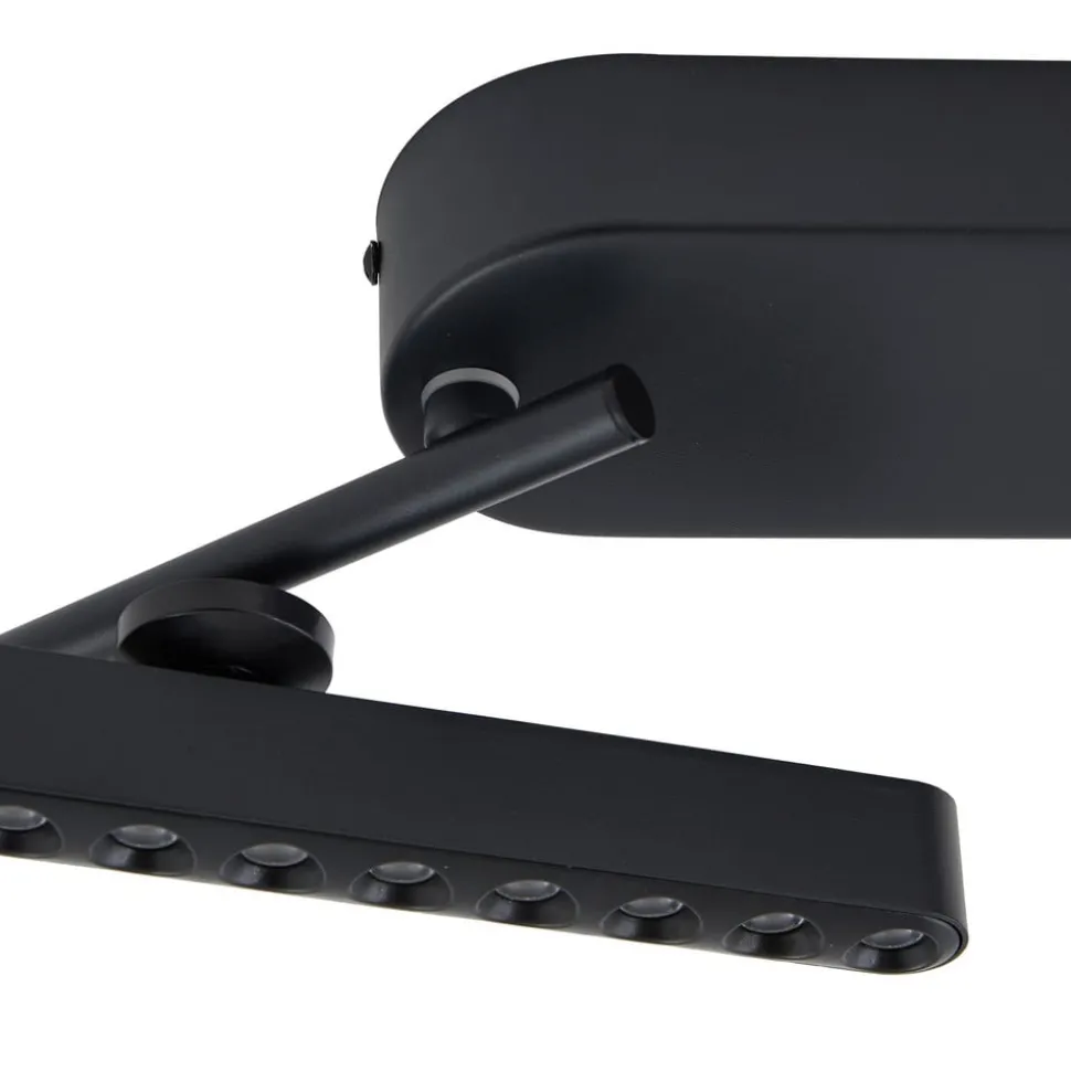 Lindby LED spot Eldrin, zwart, 4-lamps, lichtpunten