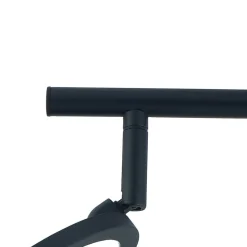 Lindby LED spot Manel, zwart, ijzer, 35 cm lang, 2-lamps.