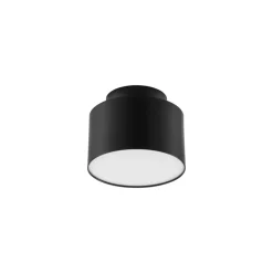Lindby LED spot Nivoria, 11 x 9 cm, zwart, metaal